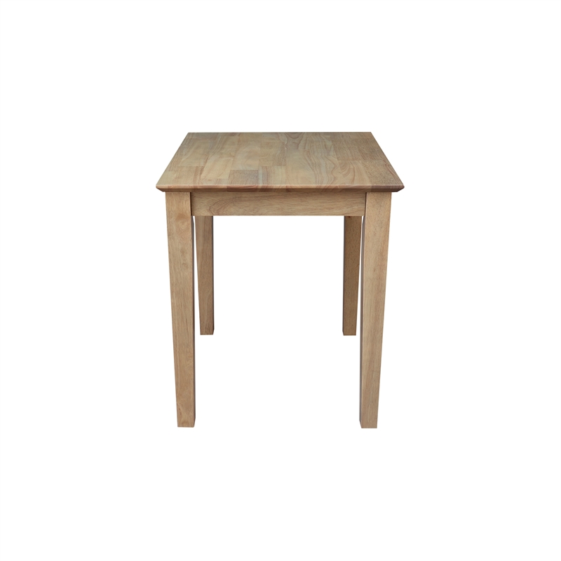 International Concepts Solid Wood Tall Shaker End Table in Honey