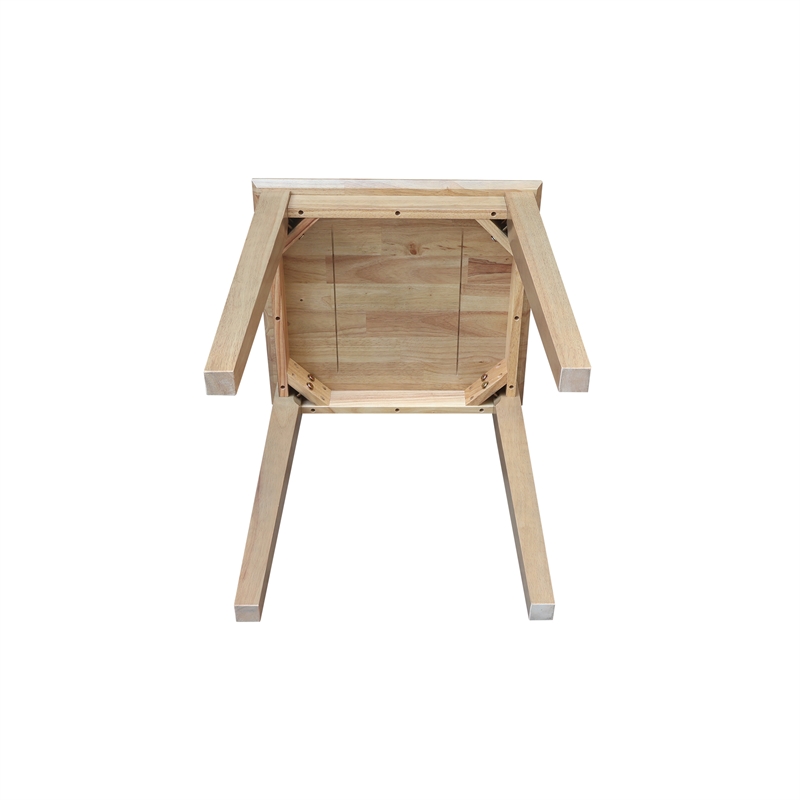 International Concepts Solid Wood Tall Shaker End Table in Honey
