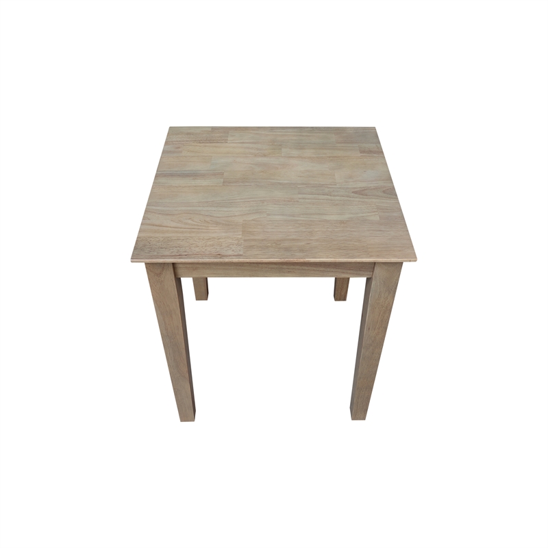 International Concepts Solid Wood Tall Shaker End Table in Honey