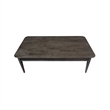 International Concepts Rectangular Haven Solid Wood Coffee Table in Coal