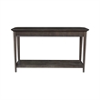International Concepts Haven Solid Wood Sofa Table in Coal