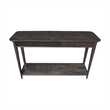International Concepts Haven Solid Wood Sofa Table in Coal