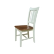 International Concepts Solid Wood Extension Dining Set - Two Tone