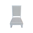 Solid Wood Traditional Dining Chair Set of 2 Chalk