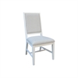 Solid Wood Traditional Dining Chair Set of 2 Chalk