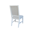 Solid Wood Traditional Dining Chair Set of 2 Chalk