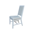 Solid Wood Traditional Dining Chair Set of 2 Chalk