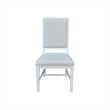 Solid Wood Traditional Dining Chair Set of 2 Chalk