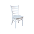 International Concepts Set of Two Emily Side Chairs Chalk