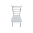 International Concepts Set of Two Emily Side Chairs Chalk