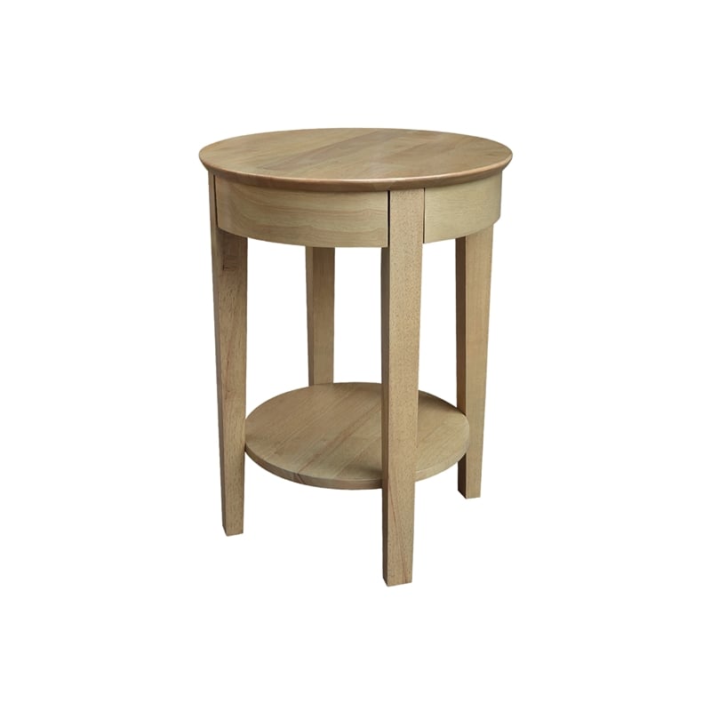 Solid Wood Phillips Accent Table with Drawer