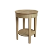 Solid Wood Phillips Accent Table with Drawer