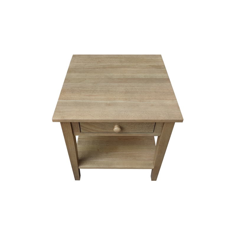 Solid Wood Spencer End Table