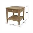 Solid Wood Spencer End Table