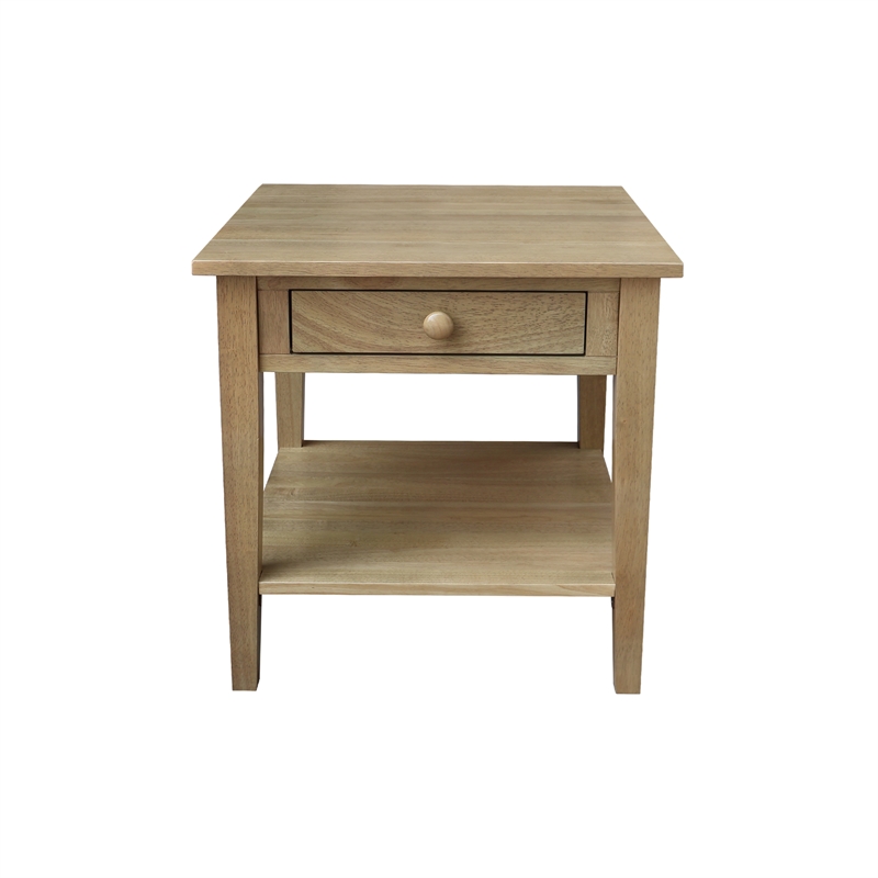 Solid Wood Spencer End Table