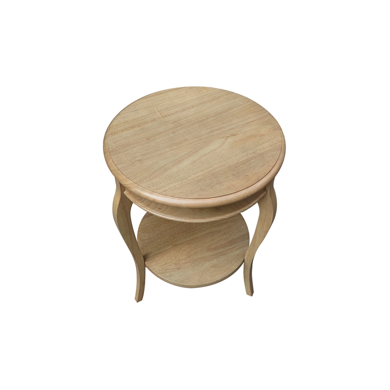 Solid Wood Cambria Round End Table