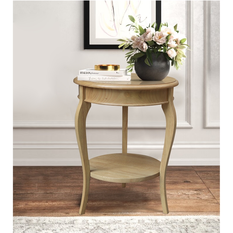 Solid Wood Cambria Round End Table