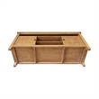 Solid Wood Entertainment  TV Stand with 2 Doors