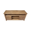 Solid Wood Entertainment  TV Stand with 2 Doors
