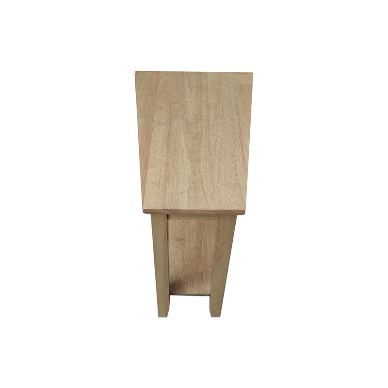 Solid Wood Keystone Accent Table Honey