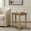 Solid Wood Keystone Accent Table Honey