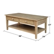Solid Wood Spencer Coffee Table