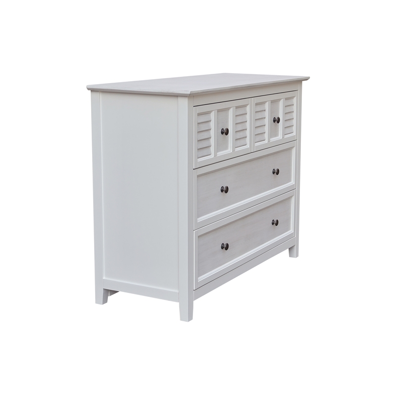 Nantucket Breeze Solid Wood Bedroom 4 Drawer Dresser