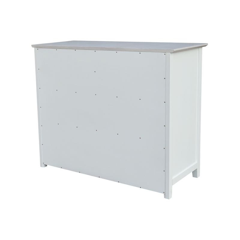 Nantucket Breeze Solid Wood Bedroom 4 Drawer Dresser