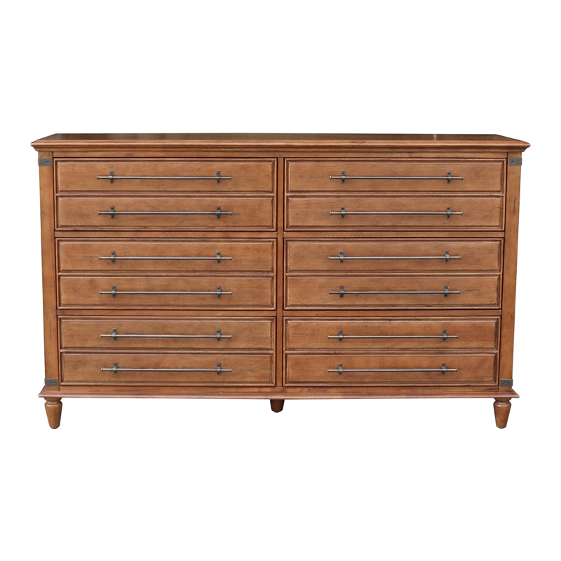 Willow Creek Solid Wood Bedroom 6 Drawer Dresser