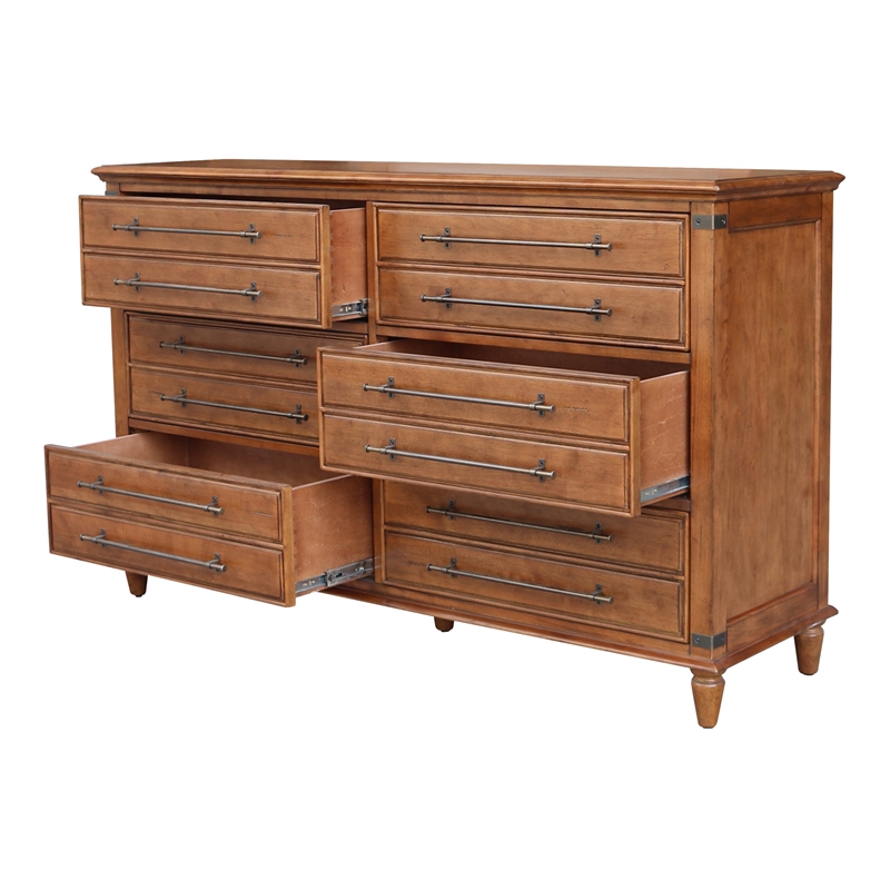 Willow Creek Solid Wood Bedroom 6 Drawer Dresser