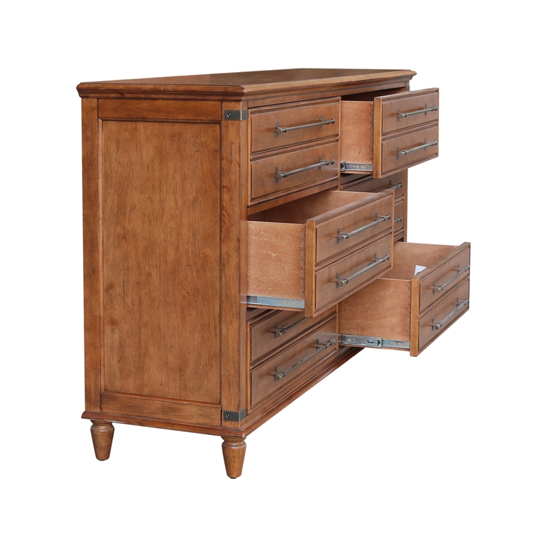 Willow Creek Solid Wood Bedroom 6 Drawer Dresser