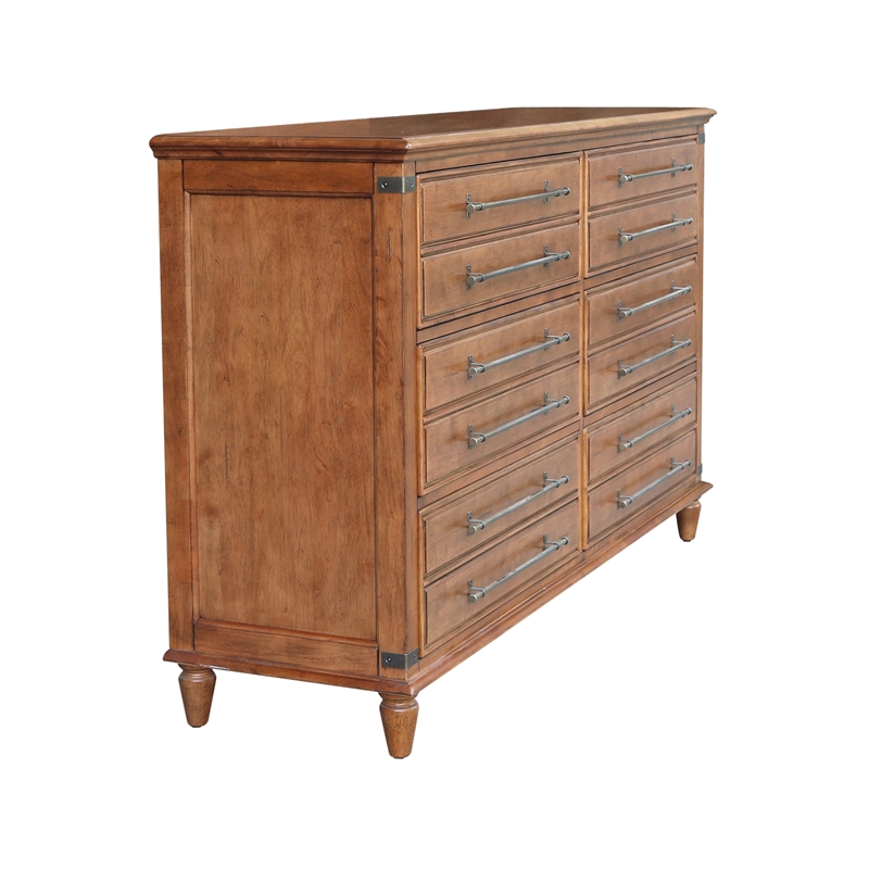 Willow Creek Solid Wood Bedroom 6 Drawer Dresser