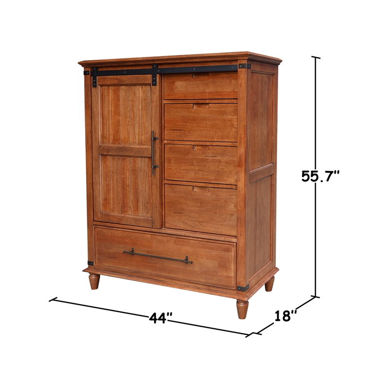 Willow Creek Solid Wood Bedroom 5 Drawer Dresser