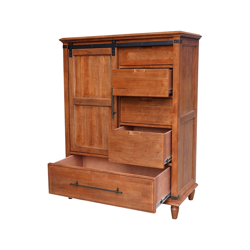 Willow Creek Solid Wood Bedroom 5 Drawer Dresser