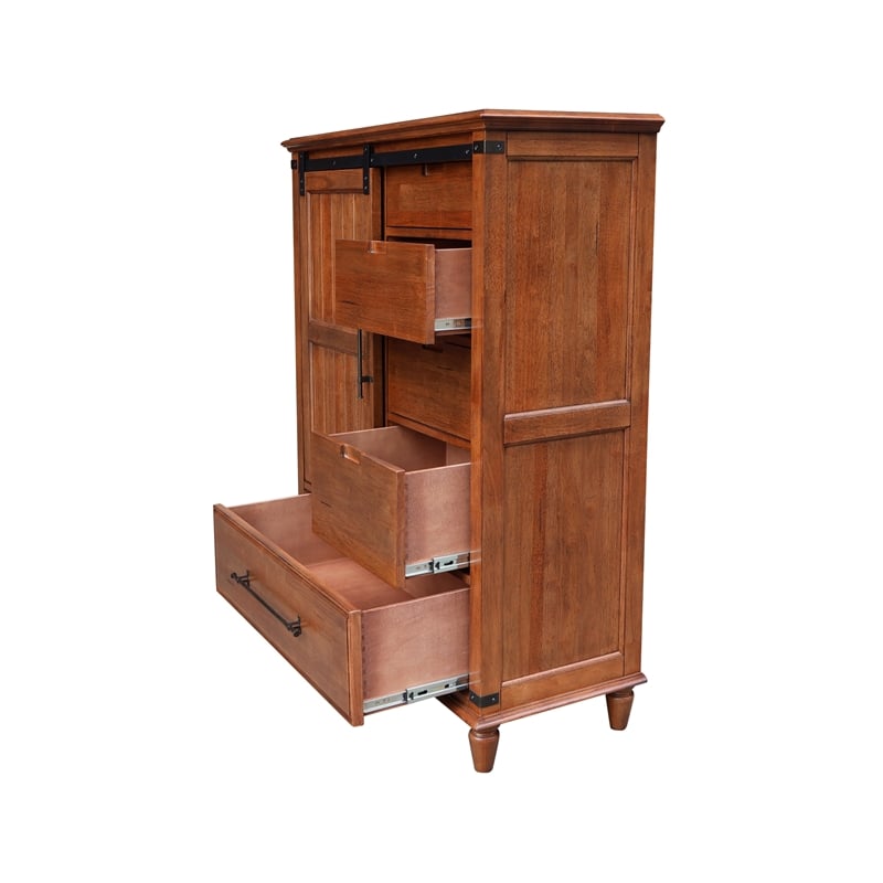 Willow Creek Solid Wood Bedroom 5 Drawer Dresser