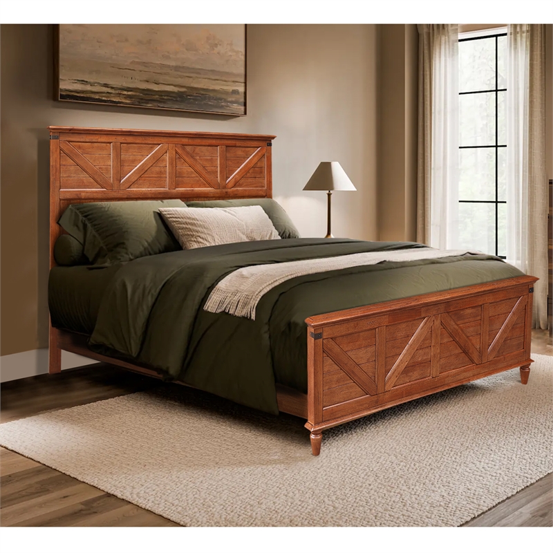 Willow Creek Solid Wood King Bed