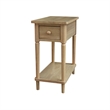 Solid Wood Narrow Side Table