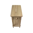 Solid Wood Narrow Side Table