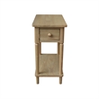 Solid Wood Narrow Side Table