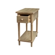 Solid Wood Narrow Side Table