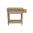Solid Wood Narrow Side Table