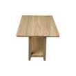 Solid Wood Square Drop Leaf Side Table
