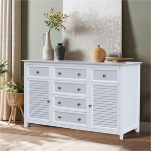 Nantucket Breeze Solid Wood Bedroom 6 Drawer Dresser