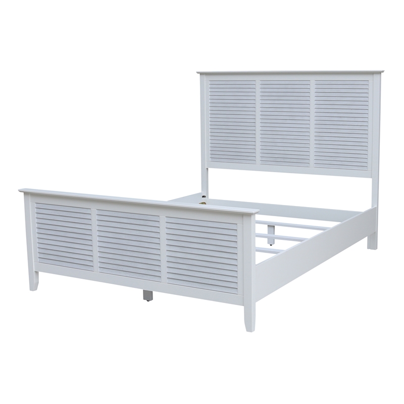 Nantucket Breeze Solid Wood Queen Bed