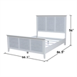 Nantucket Breeze Solid Wood Queen Bed