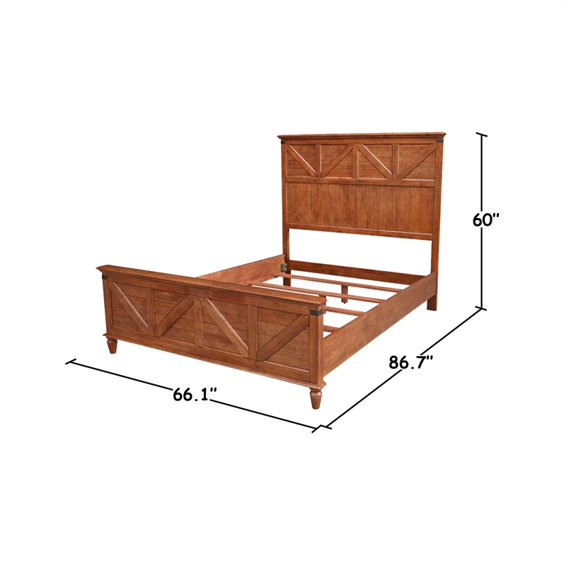 Willow Creek Solid Wood Queen Bed
