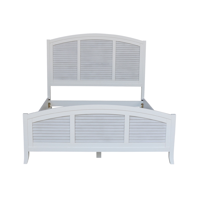 Nantucket Breeze Solid Wood Queen Bed