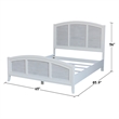 Nantucket Breeze Solid Wood Queen Bed