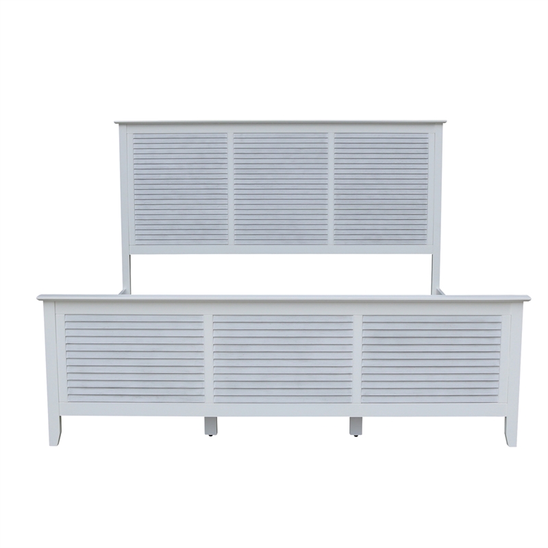 Nantucket Breeze Solid Wood King Bed