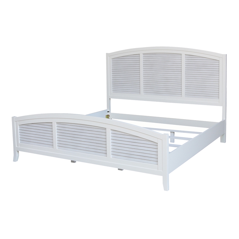 Nantucket Breeze Solid Wood King Bed